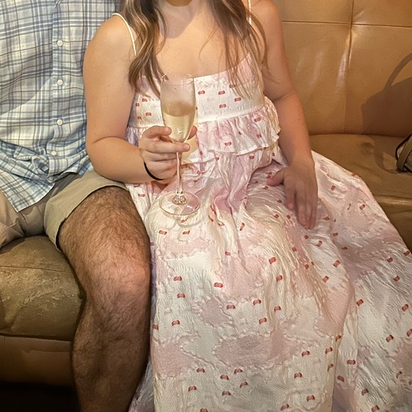 Sister Jane Pink and White Midi Dress - Picture 13 of 13